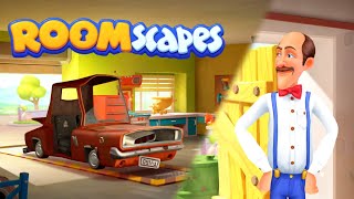 Garage New Area Upgrade Chapter  8 Roomscapes Mobile Gameplay [upl. by Aratahs]