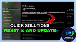 Reset Windows Updates amp Use Update Assistant  Fix Errors Fast  2024 [upl. by Enavi]