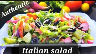 Professional Italian Saladitaliansalad FlavorofHeaven salad [upl. by Kei]