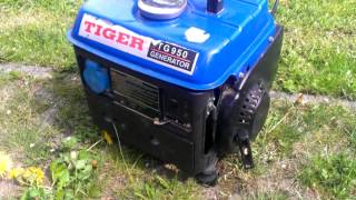 Generator tiger TG950 start [upl. by Arny491]