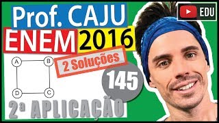 ENEM 2016 2Ap 145 📓 ANÁLISE COMBINATÓRIA Para estimular o raciocínio de sua filha um pai fez o [upl. by Brock]