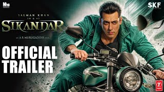 Sikandar  Official Trailer  Salman Khan Rashmika MandannaSuniel Shetty AR Murugadoss Concept [upl. by Yevi84]