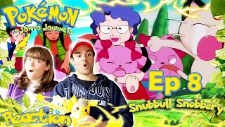 Snubbull vs Meowths Tail  Pokémon The Johto Journeys Episode 8 Reaction [upl. by Einnad414]