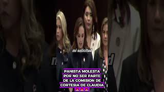 PANISTA MOLESTA POR QUE LE NEGARON SER PARTE DE LA COMISION PARA RECIBIR A CLAUDIA 🚨 política [upl. by Ahsikit]