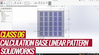 SOLIDWORKS Linear Sketch Pattern  Solidworks Sketch Tutorial  Solidworks Tutorial [upl. by Ailes264]