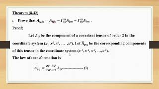 Covariant Derivative of rank 2 tensor [upl. by Ciapha]