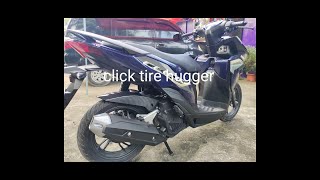 How to install tire hugger for click 125i v2 v3 [upl. by Aizti572]