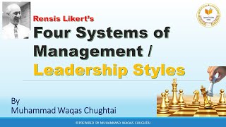 Likerts Management Systems  Leadership Styles  Theories of Leadership [upl. by Ennaitak]