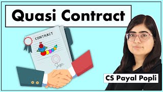 What is Quasi Contract  Quasi Contract Meaning  Quasi Contract with Example  Indian Contract Act [upl. by Grati]