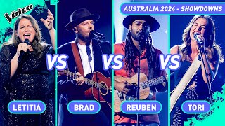 Reuben Brad Letitia amp Tori Full Showdowns Performances  The Voice Australia 2024 [upl. by Hsinam287]