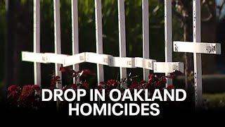 Oakland leaders tout drop in homicide crime rates  KTVU [upl. by Edora638]