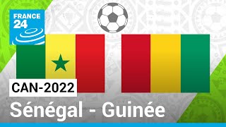 CAN2022  Sénégal  Guinée pour une place en 8e de finale • FRANCE 24 [upl. by Aerdno]