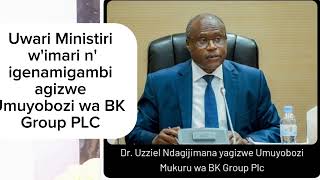 itangazo risohotse nonaha uwari Ministiri w Imari n igenamigambi agizwe umuyobozi [upl. by Henryetta]