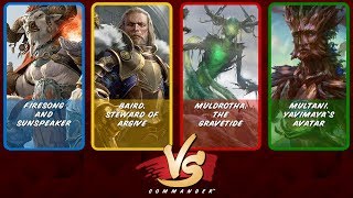 Commander VS S11E2 Firesong and Sunspeaker vs Baird vs Muldrotha vs Multani [upl. by Niasuh]