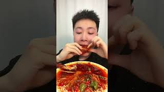 Hot amp Spicy Sea food amp chickeneatingasmr eatingshowasmr asmreatingsounds fasteating asmrfood [upl. by Charmion]