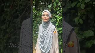 Zihaluv  Tudung Lea Printed Ironless  Mosscrepe  Bidang 55 Square [upl. by Thayer]