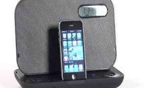 iHome iP49 Studio Series portable rechargeable alarm clockspeaker system [upl. by Giverin]