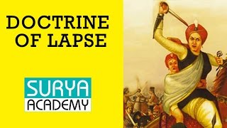 TNPSC Group 1 Modern India  Doctrine Of Lapse  Good Governance [upl. by Enayr]