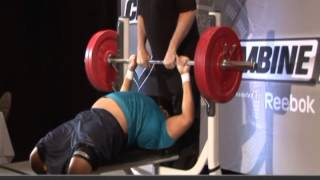 Jas Dhillon 60 OL 2014 CFL Combine Bench Press 25 Reps [upl. by Rick]