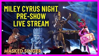 Miley Cyrus Night preshow  Masked Singer [upl. by Ileak]