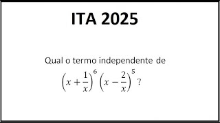 COMBINATÓRIA  ITA 2025 [upl. by Einnol]