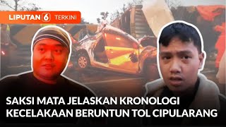 Saksi Mata Beberkan Kronologi Kecelakaan Beruntun di Km 92 Tol Cipularang  Liputan 6 [upl. by Nylacaj941]