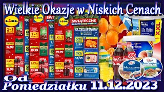 Lidl Nowa Gazetka Promocyjna od Poniedziałku 11122023 Najlepsze Okazje W Niskich Cenach [upl. by Refotsirhc]