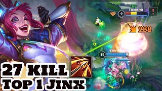 Wild Rift Jinx  Top 1 Jinx Gameplay Rank Challenger [upl. by Nohsreg]