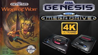 Wings of Wor SEGA GENESIS  MEGA DRIVE Gameplay Walkthrough FULL GAME 4K60ᶠᵖˢ🔴 [upl. by Viole]