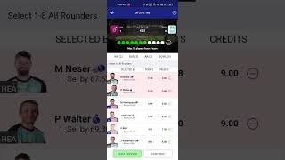 BBL FINAL MATCH SS VS BH BEST SMALL LEAGUE TEAM cricket dream11 fantasy bbl [upl. by Kline4]