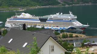 AIDAsol Norwegen EIDFJORD 12km Wanderung [upl. by Pierro]