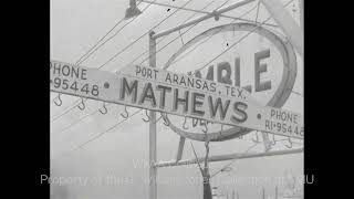 Summer Fishing Around Port Aransas Texas  July 1961 Silent [upl. by Aggappora]