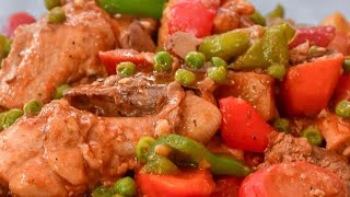 Chicken Apritada  a Delikates Recipe and easy to Prepared  PILIPINO STYLE [upl. by Lime]