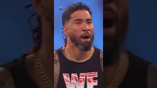 Jimmy Uso kicks Roman Reigns😱 shorts shortsfeed shortsbeta romanreigns wwe [upl. by Aicelav]