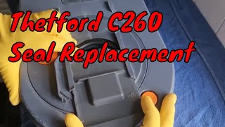 Thetford Toilet Cassette Seal Replacement [upl. by Sobel]