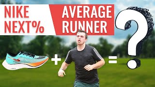 How Much Faster Can You Go In Nike Vaporfly NEXT Shoes  Average Runner Speed Test [upl. by Heigho]