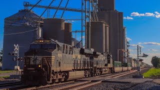 NS 8076 East in Milmine IL on 6924 [upl. by Aramahs]