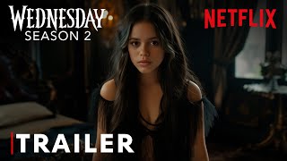 Wednesday Season 2 2024  First Trailer  Jenna Ortega [upl. by Blau870]