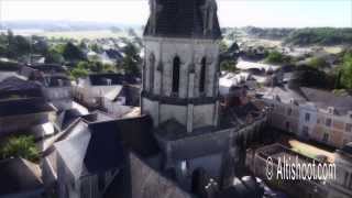 Église de St Rémy la Varenne filmée à laide dun Drone [upl. by Kerri]