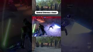 GREAT LIGHTSABER DUEL  DARTH VADER VS REY PALPATİNE  battlefront2 shorts [upl. by Demah]