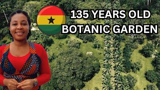 THE OLDEST AND LARGEST BOTANIC GARDEN IN GHANA🇬🇭 WEST AFRICA [upl. by Airun]