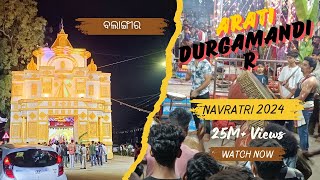 Balangir Durga Mandir Navaratri Aarti 2024 navratri balangir durgapuja [upl. by Swinton917]