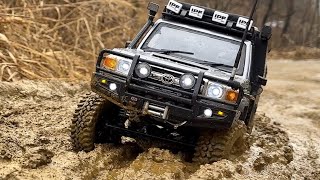 110 Scale RC4WD Trail Finder2 TOYOTA Land Cruiser Series 79 Canopy LC70 OffRoad Trail 4X4 RC Car [upl. by Shaeffer]