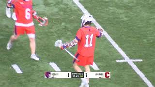 Highlights Cornell Mens Lacrosse vs Hobart  2272024 [upl. by Nahpos]