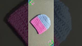 Very easy crochet caphattopi beaniehat crochetbabycap knittingcap shorts woolencap wintercap [upl. by Acinad]