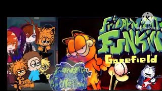 REACT THE GACHA LIFE GARFIELD GAMEBOY FNF 2V 🎧🎤 [upl. by Alidus330]