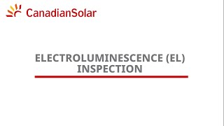 Electroluminescence EL Inspection [upl. by Autumn]