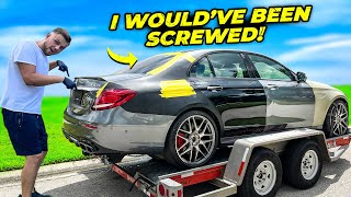 REBUILDING A WRECKED MERCEDES E63 AMGS  Part 5 I GOT LUCKY [upl. by Pam]