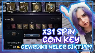 X31 Spin Coin Key Çevirdik Neler Çıktı  Rise Online [upl. by Nosredneh]