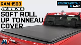 20192023 RAM 1500 Barricade Soft Roll Up Tonneau Cover Review amp Install [upl. by Odelle]